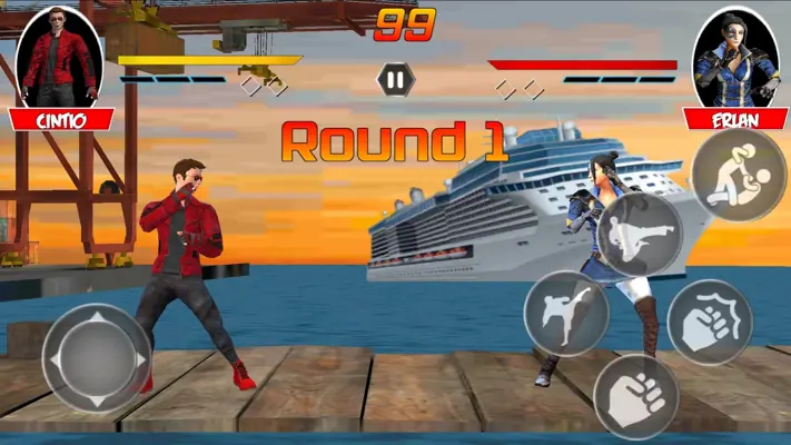 Real Superhero Kung Fu Fight Champion android App screenshot 0